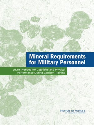 cover image of Mineral Requirements for Military Personnel
